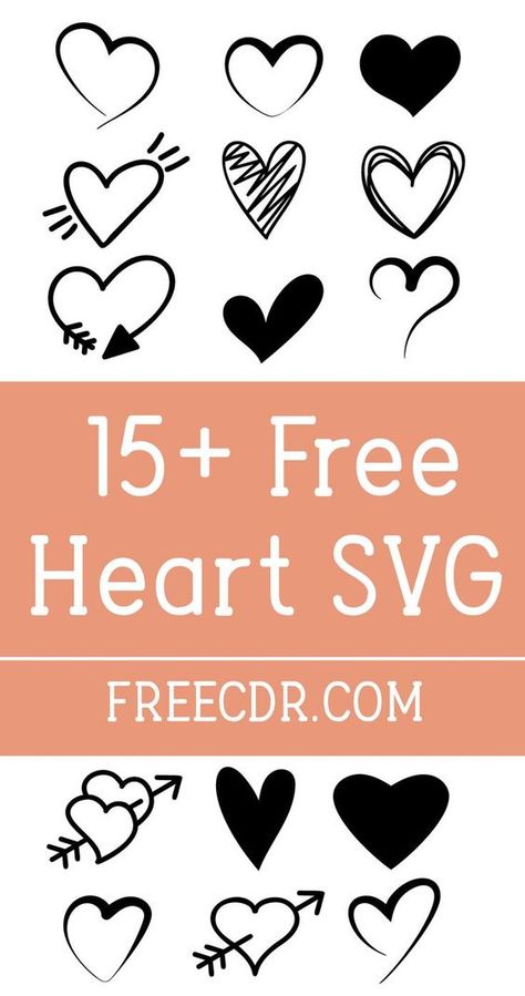 Free Heart Svg Cut Files and Cliparts Download for Cricut #svg #svgquotes #svgideas #svgfiles #freesvg #svgdesigns Heart Svg Free, Free Valentine Svg Files, Free Cricut Images, Pumpkin Watercolor, Valentine Svg Files, Image Svg, Valentine Projects, Free Cut Files, Valentine's Day Quotes