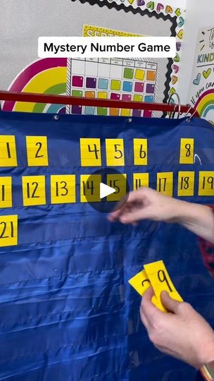 Mystery Number Game, Numbers To 20 Games, Number Paths Kindergarten, Simple Math Activities For Preschoolers, Numbers Chart For Kindergarten, Number Charts For Preschool, Number Games Kindergarten, Teaching Teen Numbers, Number Games For Kids