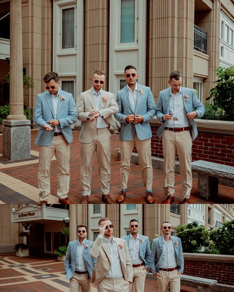 Calling all wedding party members! 🥂 Bridesman Male Bridesmaid Outfit, Garden Party Wedding Groomsmen, Mix And Match Groomsmen, Male Bridesmaid, Party Attire, August Wedding, Wedding Groomsmen, Wedding Garden, Garden Party Wedding