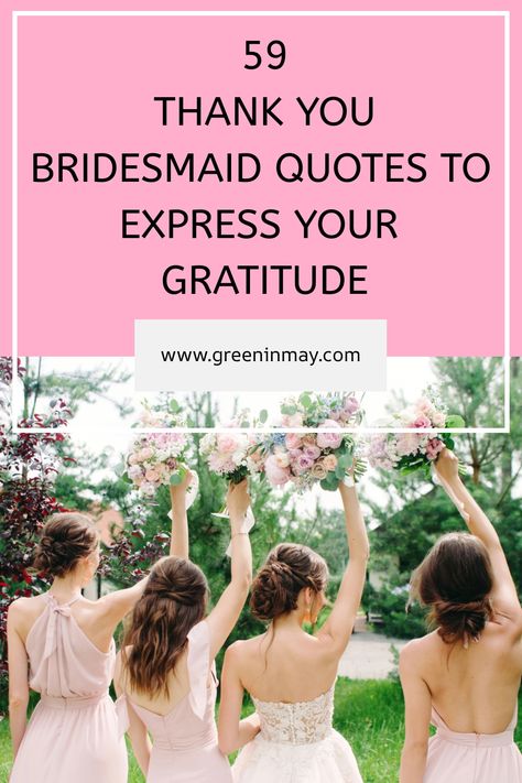 Thank you bridesmaid quotes are a great way to show your appreciation for your bridesmaids’ hard work and dedication. Whether you’re looking for a sentimental quote or a funny one, our list has got you covered. Bridesmaids Quotes, Short And Sweet Quotes, Bridesmaid Quotes, Party Captions, Sentimental Quotes, Party Quotes, Appreciation Message, Bridesmaid Luncheon, Bridesmaid Thank You