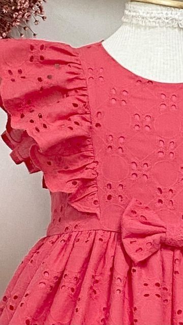 Kids Cotton Frocks Design, Kids Frocks Design Cotton, Lace Dress For Kids, Cotton Frocks For Kids, Frocks For Kids, Simple Frock Design, Simple Frocks, African Dresses For Kids