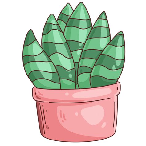 Cactus Plant Pots, Cactus Pattern, Cactus Plant, Free Vectors, Pictures To Draw, Free Png, Cactus Plants, Potted Plants, Cute Cartoon