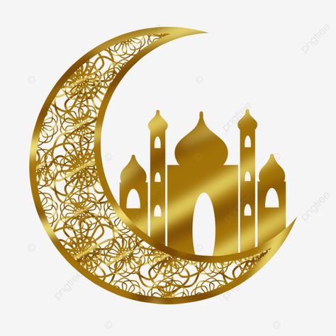 Eid Moon, Gold Foil Background, Gold Png, Gold Foil Texture, Gold Foil Paper, Eid Decoration, For Ramadan, Gold Border, Envelope Design