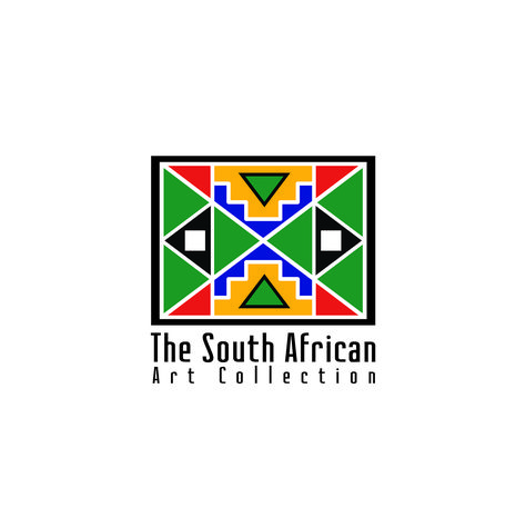 Logo Design for The South African Art Gallery by Mahmoodshahiin   #logo #logodesign #brand #branding #brandidentity #designinspiration #graphicdesign #graphicdesigner #designers #logodesigns #logodesigninspiraton #artgallery #art #industry #brandidentity South African Pattern Design, Gallery Graphic Design, Ndebele Art, Kitchen Tiling, African Logo, African Art Gallery, Gallery Logo, South African Design, Academy Logo