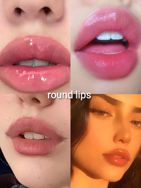 Types Of Lips Shape, Round Lips, Tips For Glowing Skin, Lips Inspiration, Lip Types, Botox Lips, Hair Scrub, Makeup Artist Tips, Ethereal Makeup