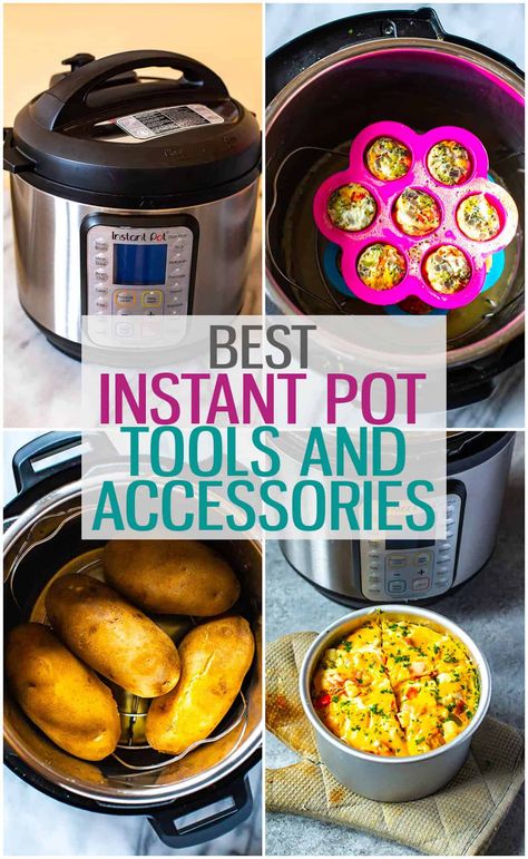 25+ Best Instant Pot Accessories - Eating Instantly Ninja Pressure Cooker Air Fryer Recipes, Instant Pot Air Fryer Recipes, Instant Pot Accessories, Pot Accessories, Best Meals, Mini Oven, How To Make Cheesecake, Egg Bites, Sushi Rice