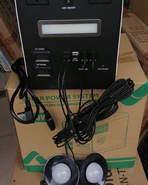 Solar generator 500watts with 90watts solar panel. It can power 1-TV Rechargeable fans Solar fans Energy saving bulbs Laptops And some small home gadgets that doesn’t consume power much. Price::375k Enquires 📞 08022544087. #nony_sells #nonsoilechukwu #mondaymarket #sells #everyone Solar Fan, Solar Generator, Small Home, Solar Panel, Home Gadgets, Energy Saving, Solar Panels, Save Energy, Solar