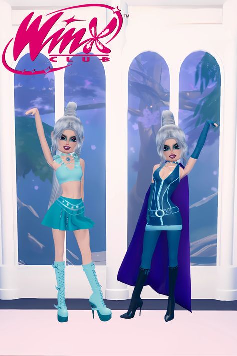 Roblox Dress to Impress look inspired by the Winx Club Character Icy (Trix) Tecna Winx Club Outfit, Winx Dress To Impress, Club Outfits Dresses, Tecna Winx Club, The Winx Club, Roblox Dress, Club Outfit, Outfit Dress, Winx Club