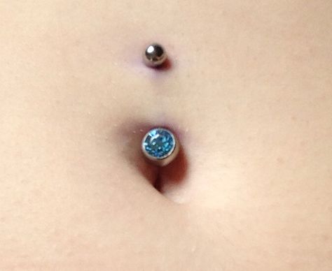 Blue Belly Piercing, Blue Belly Button Piercing, Navel Piercing, Belly Piercing, Belly Button Piercing, Piercing Tattoo, Piercing Jewelry, Belly Button Rings, Piercings