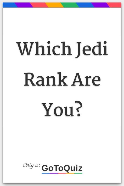 "Which Jedi Rank Are You?" My result: Padawan Star Wars Women Jedi, Jjk Domain Expansion Ideas, Jedi Ranks, Oc Jedi, Star Wars Quiz, Jedi Oc, Jedi Grand Master, Jedi Padawan, Jedi Code