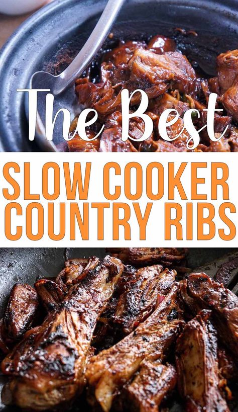 Slow Cooker Country Ribs, Boneless Ribs Crockpot, Crock Pot Pork Ribs, Crock Pot Country Ribs, Crockpot Country Style Ribs, Country Style Pork Ribs Crock Pot, Slow Cooker Country Style Ribs, Ribs Crockpot, Country Ribs Recipe