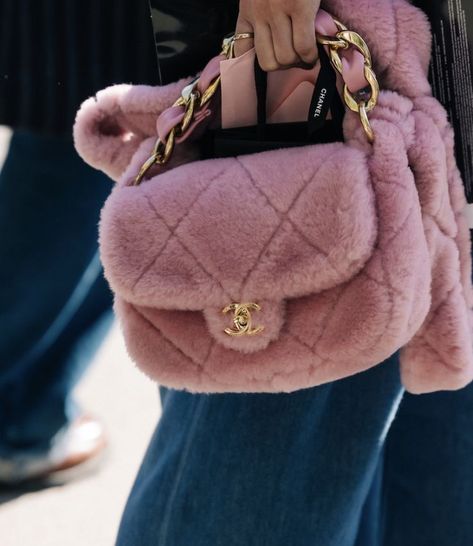 Coco Chanel Bag, Coco Chanel Bags, Famous Clothes, Pink Chanel Bag, Fluffy Bag, Bag Closet, Matt Murdock, Luxury Bags Collection, Chanel Flap Bag