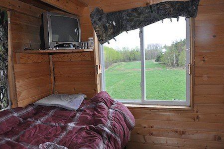 Hunting Trailer, Deer Blind Plans, Tree Stand Hunting, Deer Hunting Stands, Hunting Shack, Shooting House, Deer Stand Plans, Luxury Blinds, Hunting Stands