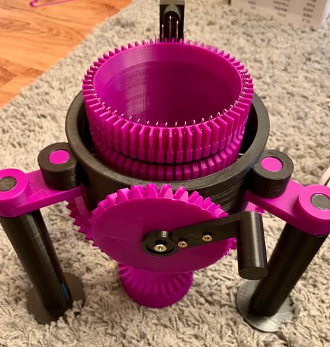 Makes for sock knitting machine by difl - Thingiverse Sock Knitting Machine, Useful 3d Prints, 3d Printing Business, 3d Printing Art, 3d Printer Designs, 3d Printing Diy, Diy Socks, Maker Project, Fair Isles