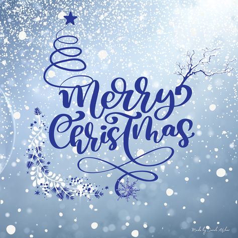 Merry Christmas (Ice Blue) Christmas Wallpaper Blue And White, Christmas Blues Quotes, Blue Christmas Printables, Christmas Printables Free, Pinterest Diy, Printables Free, Xmas Holidays, Christmas Printable, Free Christmas Printables