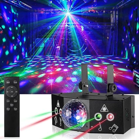 Support DMX512 and Sound Activated, BUCLHOZ LED Stage Strobe Lighting for Parties Indoor Dance Floor Birthday Rave Bar Karaoke KTV Xmas Christmas Wedding Show Club Party Disco Ball, Disco Party Lights, Disco Ball Light, Led Party Lights, Led Stage, Dj Disco, Disco Lights, Dj Party, Dj Lighting