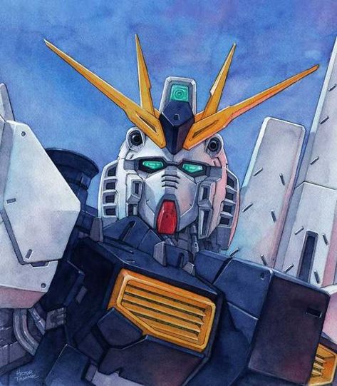 Trunnec's Art Combattler V, Gundam Head, Nu Gundam, Gundam Wallpapers, Arte Cyberpunk, Mecha Anime, Custom Gundam, Gundam Art, Giant Robots