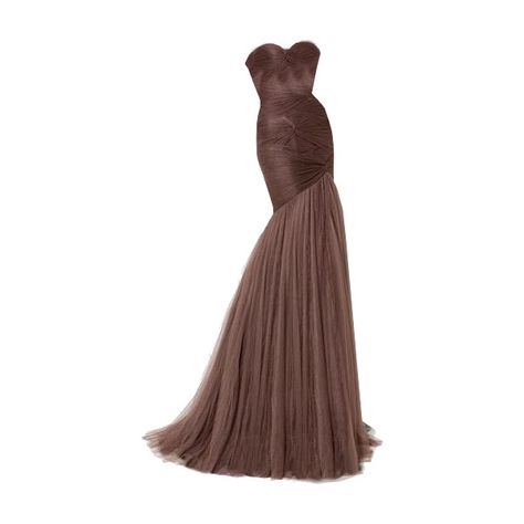 Editado por dehti ❤ liked on Polyvore featuring dresses, gowns, vestidos, long dresses, long brown dress and brown dress Brown Evening Gowns, Brown Evening Dress, Long Brown Dress, Brown Gown, Brown Evening Dresses, Brown Dresses Formal, Dress Png, Award Show Dresses, Dresses Brown