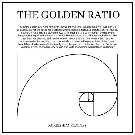 'THE GOLDEN RATIO' Golden Ratio Art, Golden Ratio In Design, Alevel Art, Architecture Portfolio Layout, The Golden Ratio, Golden Ratio, Architecture Portfolio, Natural Phenomena, Physics