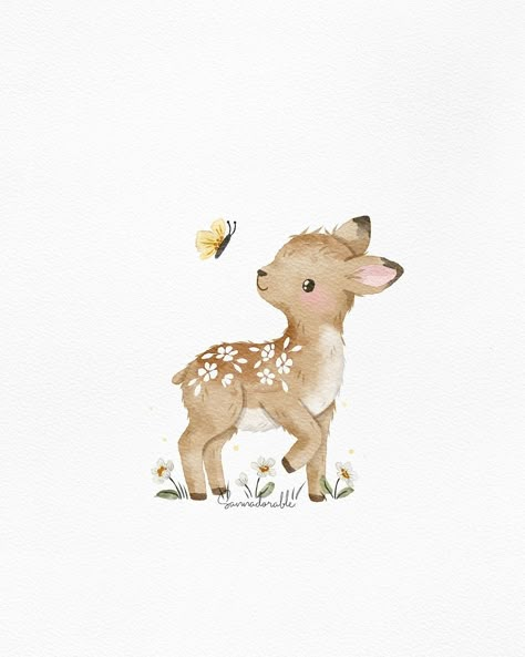 Sanna Sjöström • Illustrator | Wow, the amount of cute penguins I have seen the past few days is just insane!!! I am now so excited to see some cute foxes, the next… | Instagram Watercolour Cute Animals, Baby Girl Watercolor, Cute Rabbit Illustration, Nursery Watercolor Art, Cute Watercolor Animals, Illustration Cute, Watercolor Cute, Illustration Inspiration, Nursery Illustration