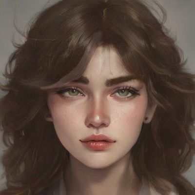 Artbreeder Portraits, Character Inspiration Girl, Girl With Brown Hair, Female Character Inspiration, Digital Portrait Art, Face Characters, Face Photography, Aesthetic People, Digital Art Girl