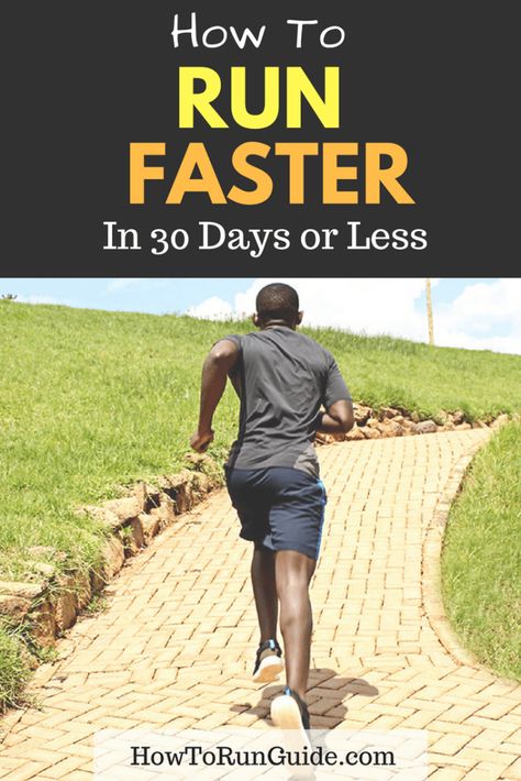 How to Run Faster in 30 Days or Less Increase Running Pace, How To Increase Speed, How To Increase Running Speed, Increase Running Speed, Speed Workouts, Treadmill Workout Fat Burning, 10k Training, Running Drills, Increase Speed