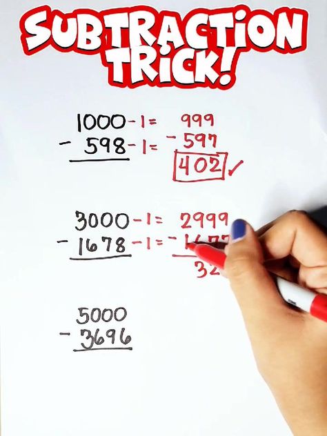 Subtraction Trick (Minuend that ends in zero) | Subtraction Trick that You Should Know‼️ (Minuend that ends in zero) Visit our youtube channel: https://youtube.com/@MathTeacherGon #math #TeacherGon... | By Math Tutorials Subtraction Tricks, Subtraction Across Zeros, School Homework, Math Subtraction, Math Tutorials, Basic Math Skills, Math Number Sense, Math Help, Number Sense