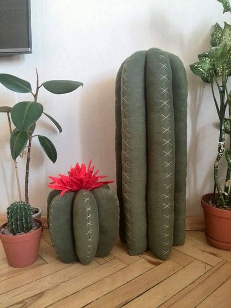 Cactus Cushion, Cactus Craft, Cactus Pillow, Cactus Gifts, Cactus Diy, Cactus Decor, Diy Pillows, Pillow Gift, Cactus Plants