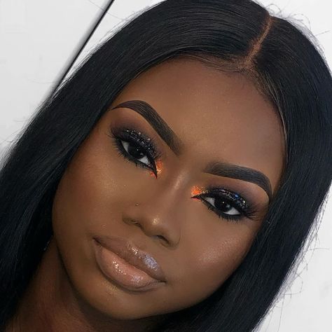 Dark Skin Eyeshadow, Color Eye Makeup, Black Makeup Artist, Makeup Flawless, Birthday 11, Makeup Gallery, Lipstick For Dark Skin, Makeup For Black Skin, Makeup Is Life