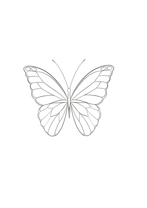 Simplistic Butterfly Tattoo Outline, Monarch Butterfly Tattoo Linework, Outline Tattoo Butterfly, Line Art Butterfly Tattoo, Butterfly Tattoo Line Art, Line Work Butterfly, Linework Butterfly, Line Work Butterfly Tattoo, Butterfly Tattoo Minimalist