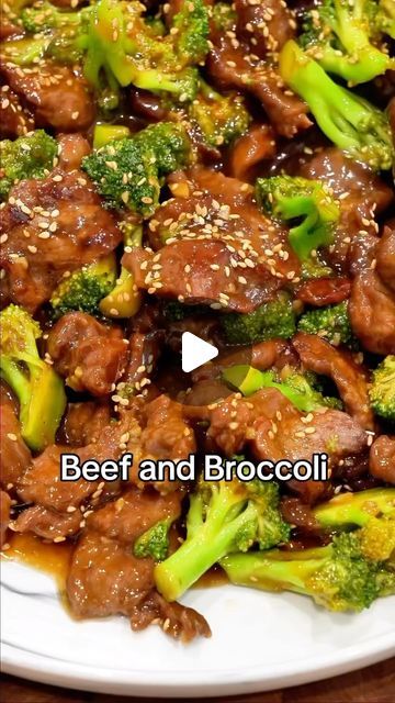 FEAST ON THESE on Instagram: "Beef And Broccoli 🥩 Bookmark Recipe By @leahscohen #feastonthese 

Ingredients:

For the beef:
1.5lb sliced beef (flank or strip) 
3Tbs water 
2Tbs shaoxing
1 tsp salt 
3 Tbs cornstarch 
1/2tsp baking soda
2Tbs oil

For the sauce:
1/2C low sodium soy sauce
1/2C water
3Tbs sugar
1.5 Tbs cornstarch 
1.5tsp sesame oil 

1lb trimmed/ blanched broccoli 
1.5 Tbs minced ginger
1.5 Tbs minced garlic 
1C oil for cooking beef then reserve 2 Tbs for stir-frying
Sesame seeds

Enjoy!" Blanched Broccoli, Beef And Broccoli Recipe, Cooking Beef, Beef Flank, Food Change, Asian Beef, Beef And Broccoli, Broccoli Recipe, How To Cook Beef