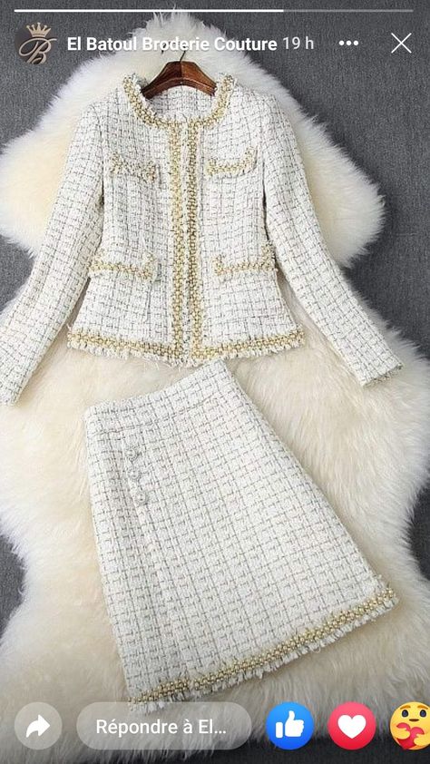 Chanel Look Style, Chanel Style Jacket, Moda Chanel, Mode Chanel, Chanel Dress, Queen Dress, Chanel 2, Chanel Fashion, 가을 패션