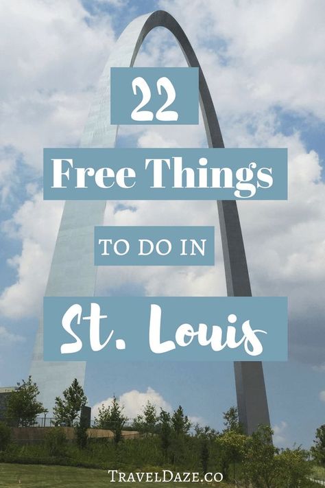 The BEST Free Things to do in St. Louis, Missouri. This Midwest city is overlooked, but it should be your next U.S. budget trip! Whether you like art, history, sports, or the outdoors, there are plenty of free attractions here to keep you busy. #stlouis #missouri #midwest #midwesttravel #budgettravel #usa #traveldaze Missouri Travel, Short Stays, Midwest Travel, Family Trips, Weekend Travel, Like Art, Travel Vlog, Travel Time, St Louis Missouri