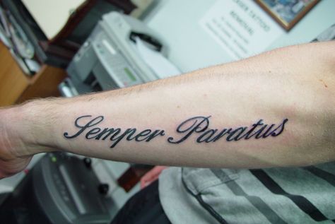 "Semper Paratus" with and anchor on the front part of my left shoulder. Means "Always Ready." Reason: Coast Guard saying, Brother in law. Semper Paratus Tattoo, Top Tattoos For Men, Coast Guard Tattoo, The Best Tattoos For Men, Religious Tattoos For Men, Best Tattoos For Men, Rescue Swimmer, Celtic Tattoos For Men, Semper Paratus