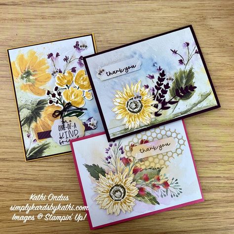 Sweet Sunflowers: Paper Pumpkin Alternates % - Stampin Up Sweet Sunflowers Paper Pumpkin, Sweet Sunflower Paper Pumpkin, Sunflower Images, Sunflower Cards, Pumpkin Cards, Punch Out, Small Art, Paper Pumpkin, Card Kit