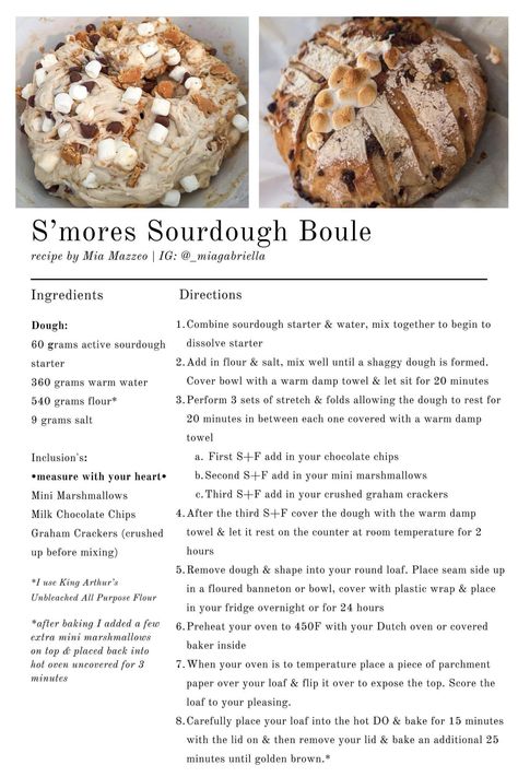 Baking Must Haves, Sourdough Boule Recipe, Sourdough Boule, Sourdough Loaf, Sourdough Starter Discard Recipe, Homemade Sourdough Bread, Artisan Bread Recipes, Sourdough Starter Recipe, Summer Baking