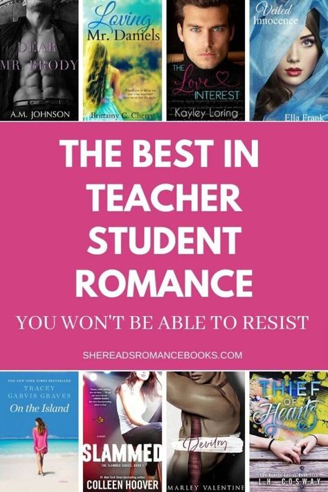 Teacher Student Romance Books You Won’t Be Able to Resist – She Reads Romance Books Teacher Student Romance Books, Teacher Student Romance Aesthetic, Teacher Student Romance, Teacher Student Love, Age Gap Romance Books, Books Recommendation, Age Gap Romance, Reading Romance Novels, Romance Books Worth Reading