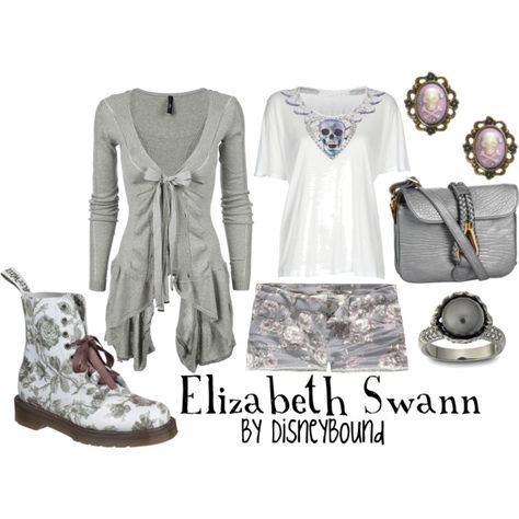 "Elizabeth Swann" by lalakay on Polyvore Cartoon Clothes, Disneybound Outfits, Elizabeth Swann, Disney Themed Outfits, Pirate Outfit, Disney Clothing, Disney Inspired Fashion, Disney Bound Outfits, Disney Inspired Outfits