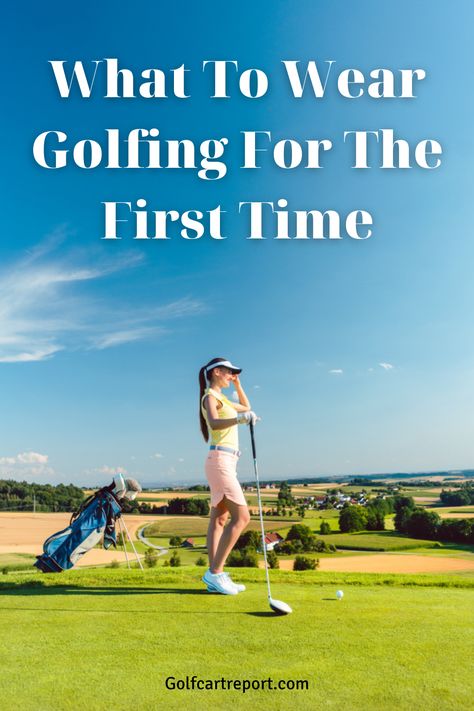 Golf Outfit For Non Golfer, What To Wear Golfing Women Casual, Golf Wear For Women, What To Wear Golfing Women, What To Wear To The Masters Golf, Ladies Golf Outfits, Women’s Winter Golf Outfit, Golf Lessons For Women, Moisture-wicking Athleisure Shorts For Golf