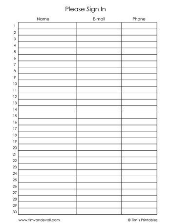 Sign Up Sheets Printable Free, Alphabet Tracing Printables, Cue Sheet, Sign Out Sheet, Sign In Sheet Template, Meeting Notes Template, Sign Up Sheets, March Themes, Sign In Sheet