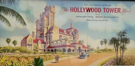 Hollywood Tower Hotel Aesthetic, Travel Signs, Spooky Disney, Hollywood Tower Of Terror, Hollywood Tower Hotel, Haunted Mansion Halloween, Park Aesthetic, Disneyland Attractions, Universal Parks