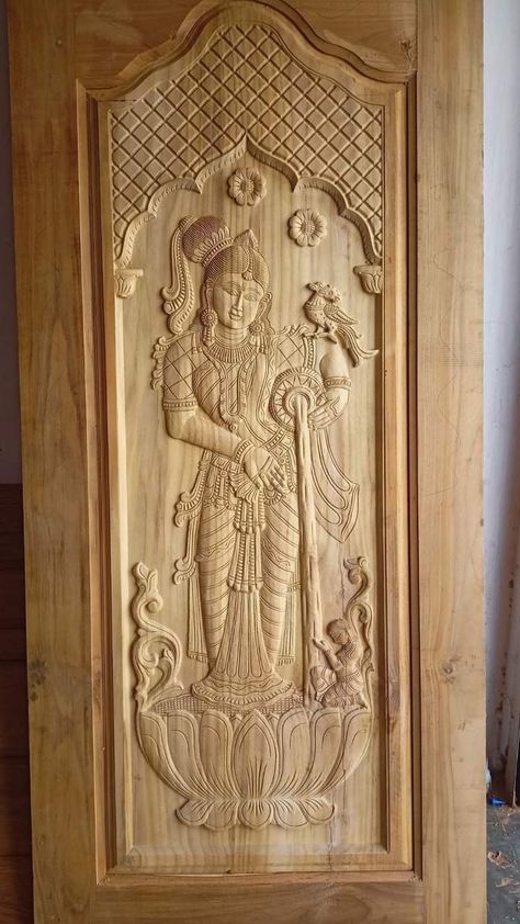 Main Door Design Photos, D Boss, Kali Tattoo, Indian Drawing, Pooja Door Design, Pooja Door, Furniture Design Table, Cornice Design, Wooden Work