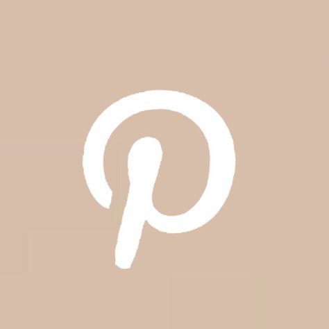 Pinterest Icon White (BEIGE) | Ios app icon design, Iphone photo app, Beige icons:) Icona Ios, Logo Beige, Whatsapp Logo, Pinterest Icon, Zestaw Ikon, App Store Icon, Icon White, Beige Icons:), Application Icon