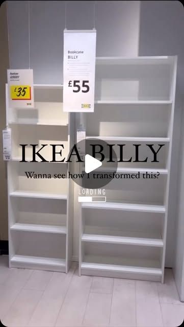 Kirsty Griffiths 🐓🇬🇧 on Instagram: "IKEA Billy Bookcase hack 🤍
•
It’s my No.1 favourite IKEA hack. Out of all the hacks I’ve done this is my favourite ❤️ 
•
Comment BILLY - and I will DM you my easy to follow STEP-BY-STEP Guide 🤍 Direct to your DM’s 
•
It could be because I get to look at it every day ? 
•
I new I wanted some sort of display shelving either side of my fireplace 🔥 but, I could not afford a skilled carpenter to build it for me. iKEA to the rescue 🛟 
•
I actually bought one of the billy bookcases from a lady round the corner for £10! I built this in January 2023 for £197 
•
#ikea #ikeabilly #ikeahack #reels #trending #trendingreels #ikeahacks #billy #billybookcase #ikeahome" Ikea Hacks For Retail Store, Ikea Regal Hack, Ikea Hacks Bookshelves, Ikea Bookcase Hack, Ikea Billy Hack, Bookcase Hack, Billy Bookcases, Billy Bookcase Hack, Ikea Billy Bookcase Hack