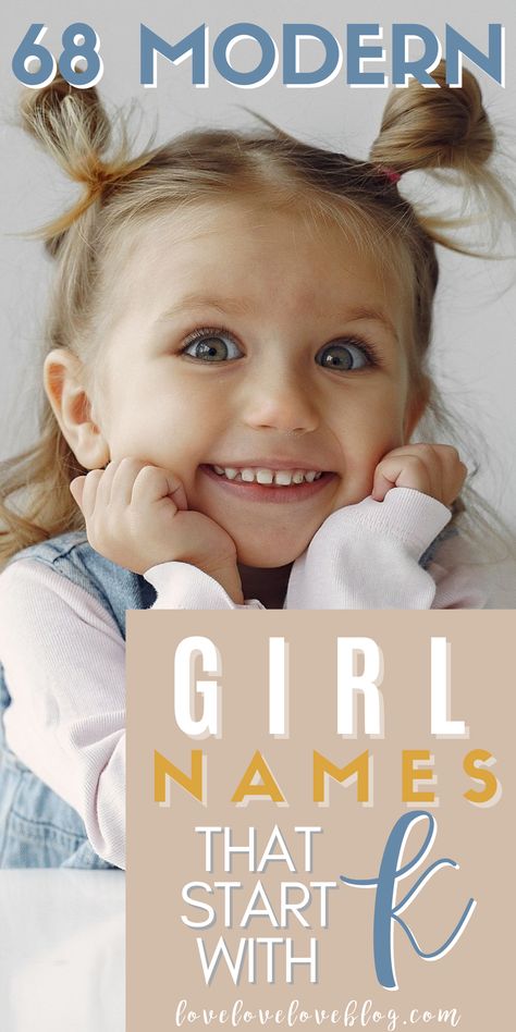 Looking for girl names that start with K? You’ll love these modern names real moms are using from Kaezlee to Kysa! Baby Names With K, K Names For Girls, K Names For A Girl, K Baby Girl Names, K Baby Names, K Girl Names, Modern Girl Names, Old Fashion Girl Names