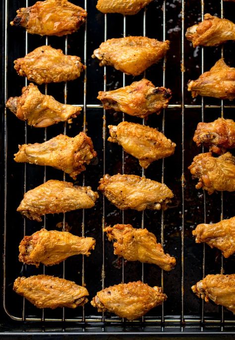 Over Fried Chicken Wings, How To Make Crispy Wings In The Oven, Hot Teriyaki Wing Sauce, Crispy Baked Bbq Chicken Wings, Crispy Baked Wings Oven Fried, How To Bake Wings In The Oven, Making Chicken Wings, Crispy Bbq Chicken Wings, How To Cook Wings In The Oven