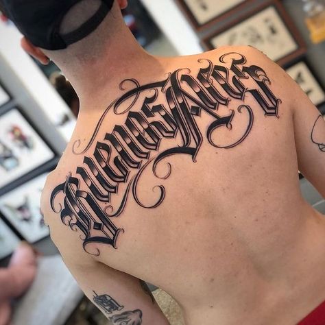 Stomach Lettering Tattoos Men, Tattoo Design For Back, Alphabet Design Fonts, Lettering Tattoo Design, Lettering Frases, Stomach Tattoo, Cholo Art, Chicano Tattoo, Lettering Tattoo