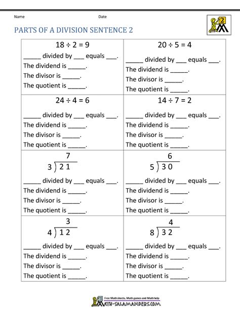 Grade 5 Worksheets, Division Worksheets Grade 5, Sentence Worksheet, Multiplication And Division Worksheets, Accounting Cycle, Parts Of A Sentence, Fun Math Worksheets, Handwriting Without Tears, Biology Worksheet