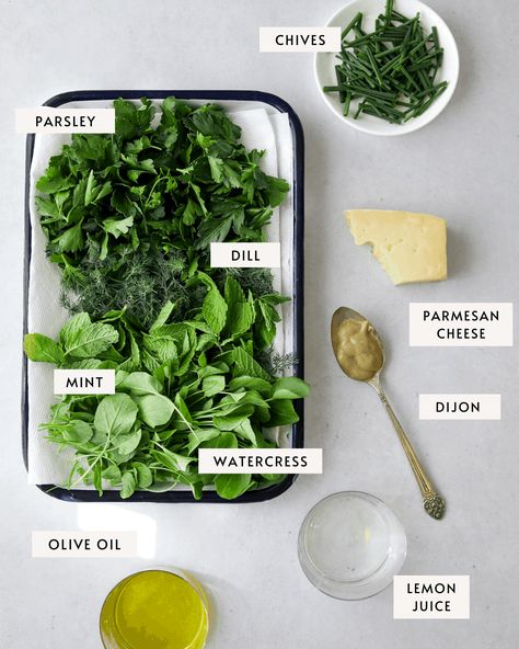 Recipes With Fresh Parsley, Recipes Using Fresh Parsley, Flat Leaf Parsley Recipes, Salads With Basil And Mint, Herby Salad, Lemony Vinaigrette, Fennel Mint Salad, Craving California, Mint Salad Recipes