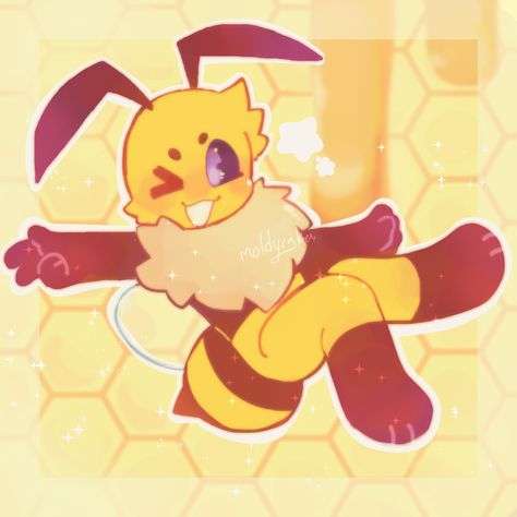 Bee Aesthetic Pfp, Bee Oc Art, Catcore Art, Bee Oc Drawing, Bee Fursona, Bee Moodboard, Bee Character Design, Bee Fanart, Bug Oc